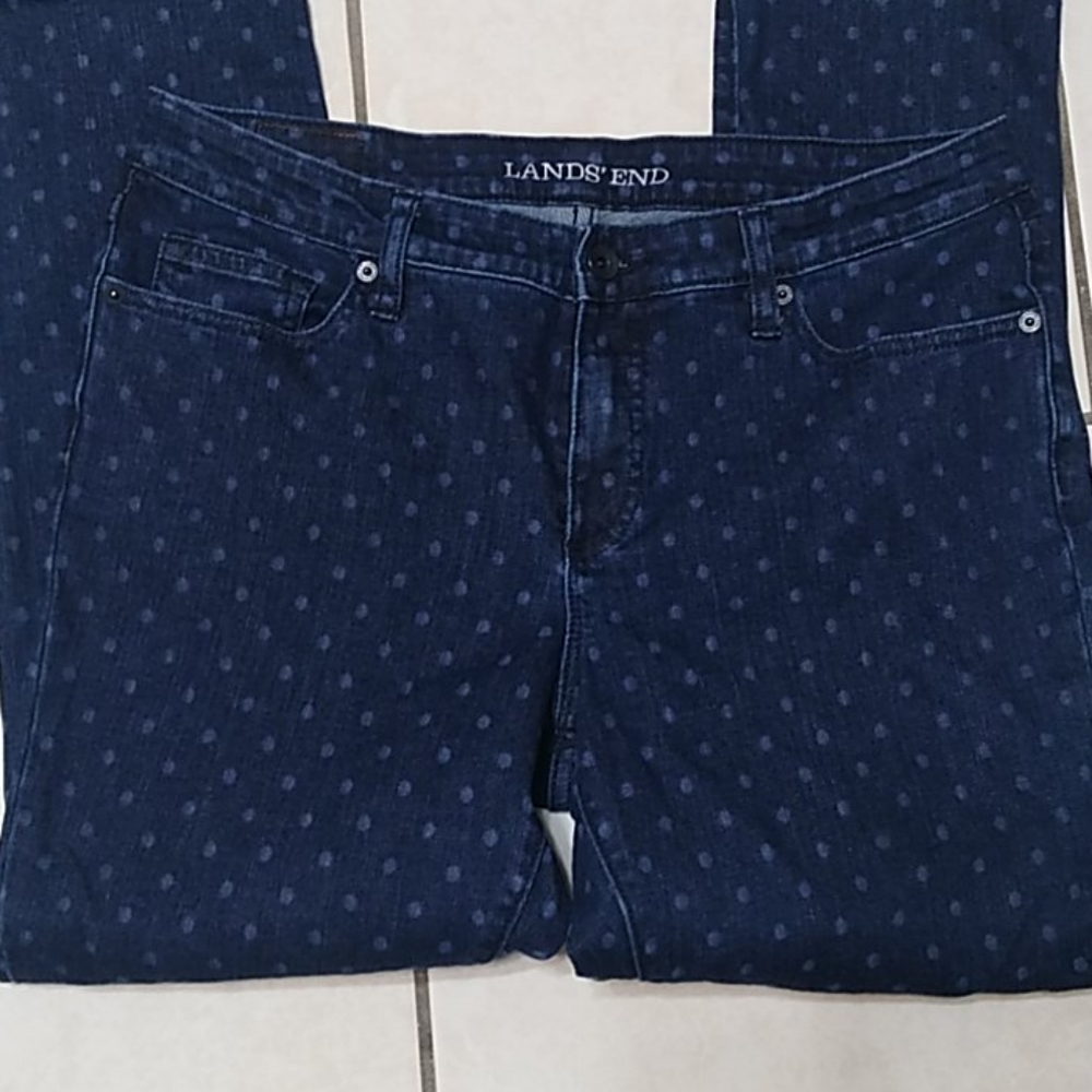 Lands End mid Rise slim jean Nwot